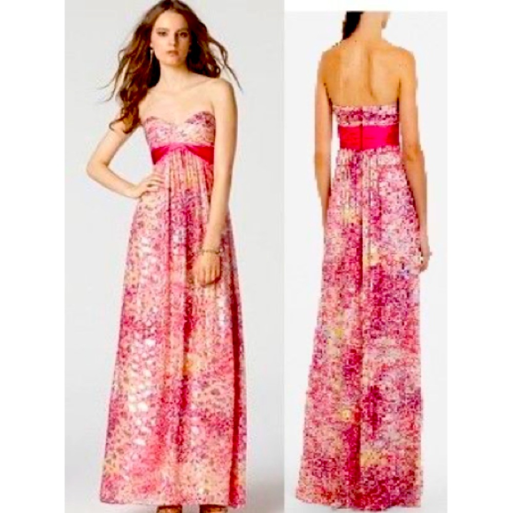 💕BCBGMAXIARIA💕BEGONIA KIA  STRAPLESS GOWN💕